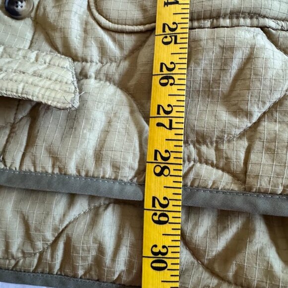 All:Row Womans S/M Quilted Jacket Light Green - Picture 5 of 8